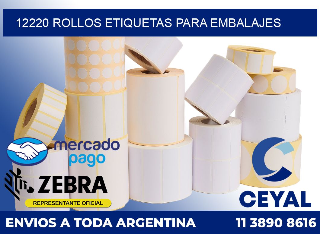 12220 Rollos etiquetas para embalajes
