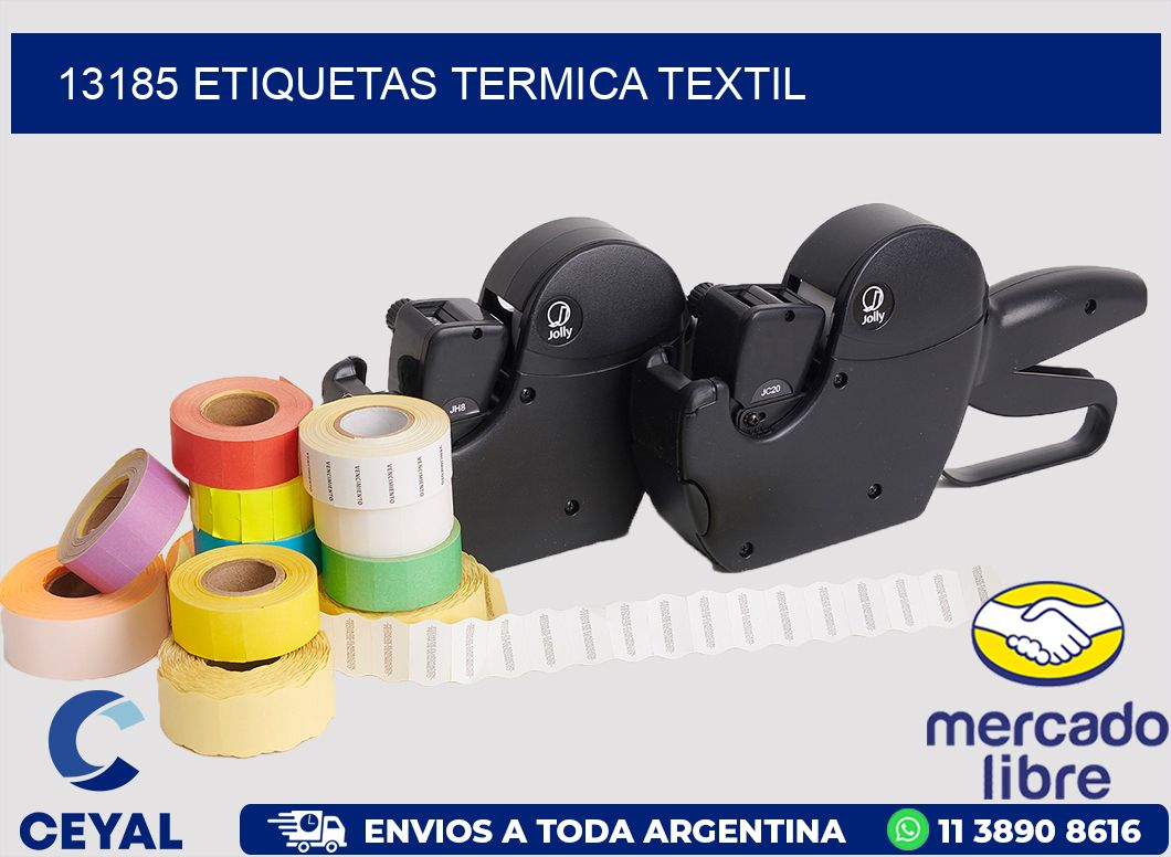 13185 etiquetas termica textil