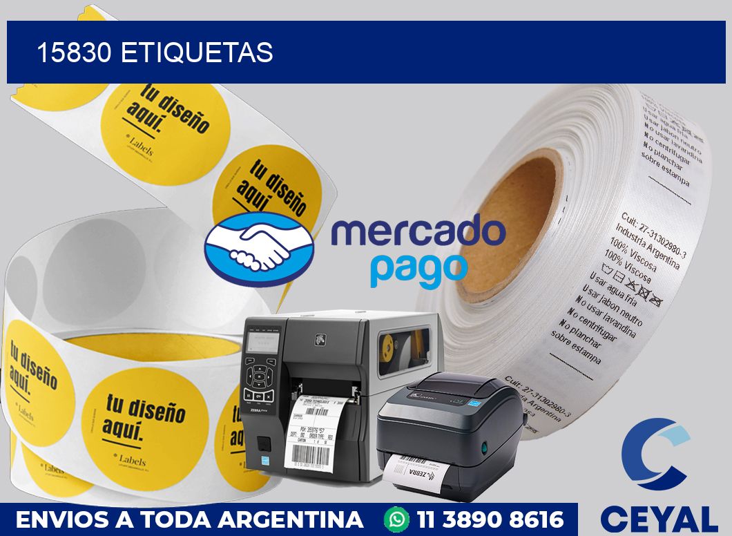 15830 etiquetas
