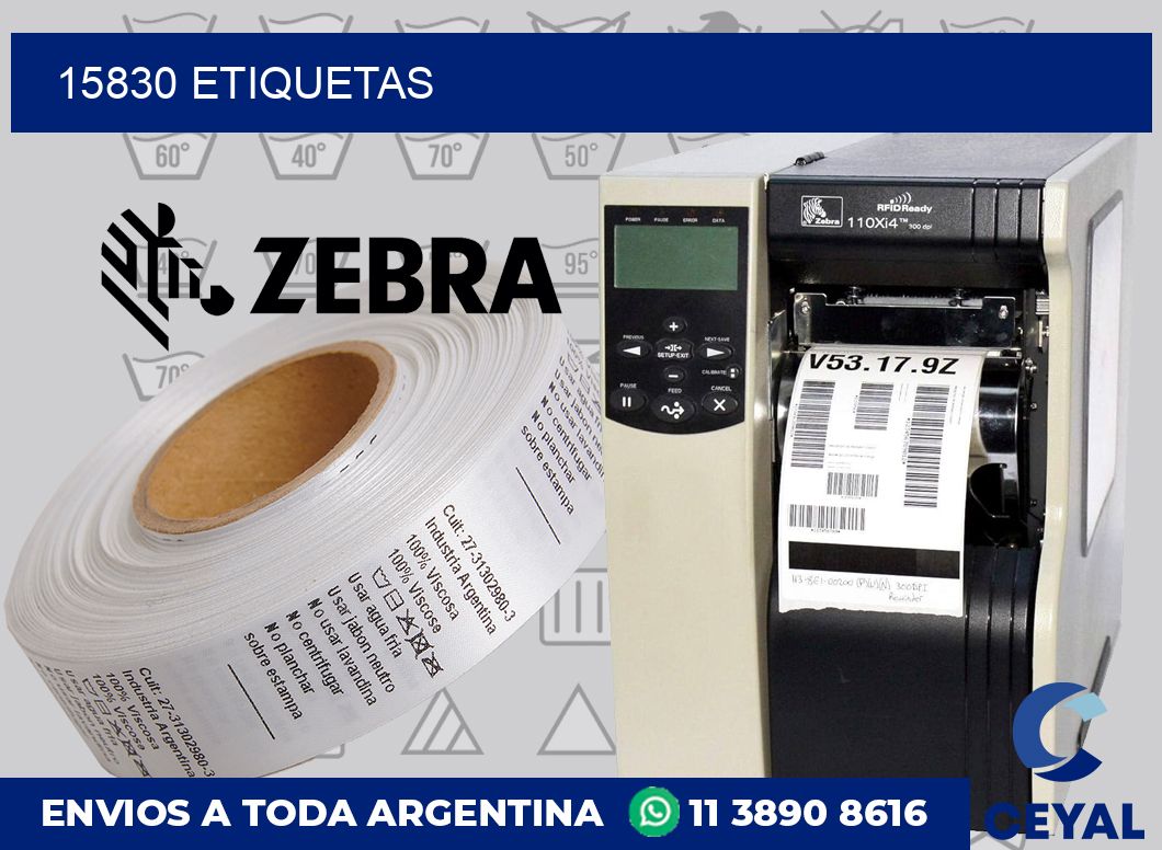 15830 etiquetas