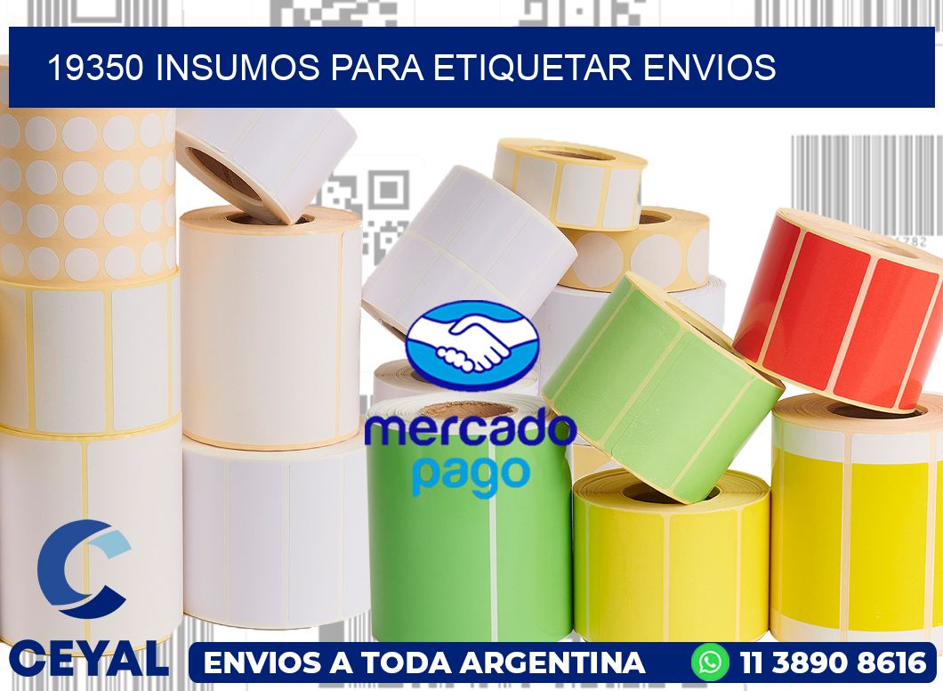 19350 Insumos para etiquetar envios