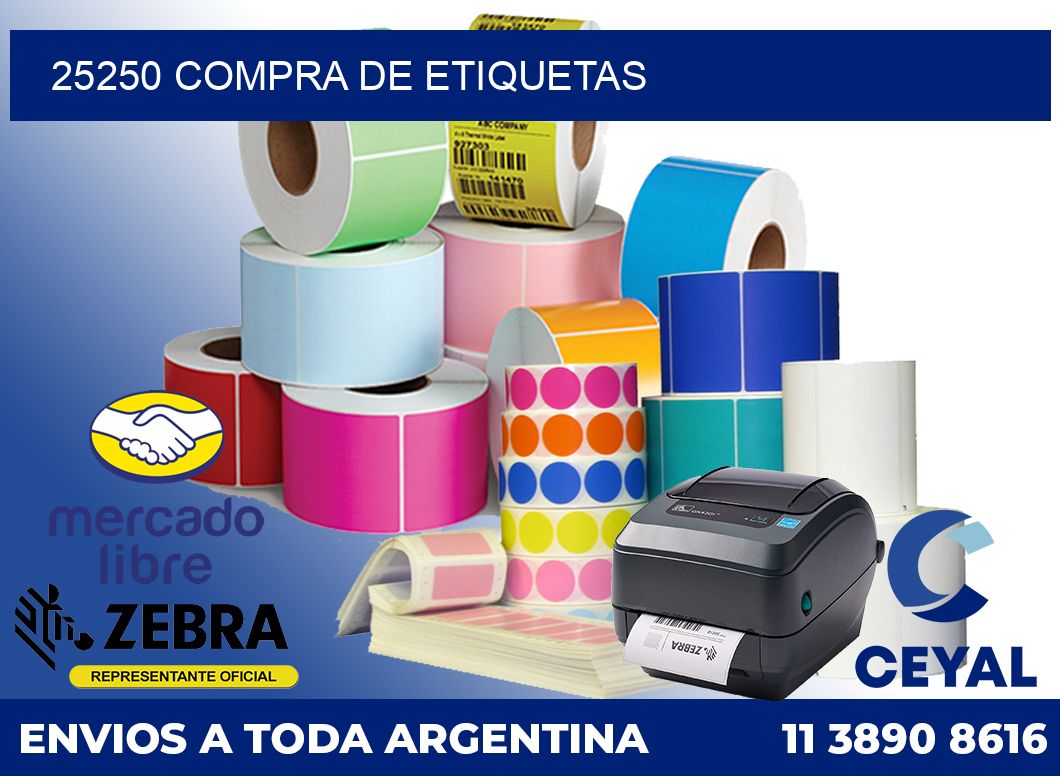 25250 compra de etiquetas
