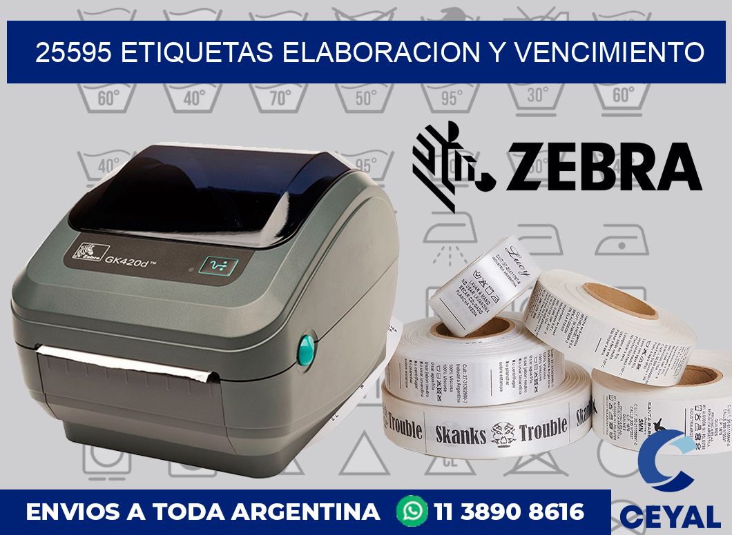 25595 Etiquetas elaboracion y vencimiento