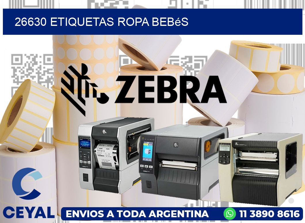 26630 Etiquetas ropa bebés