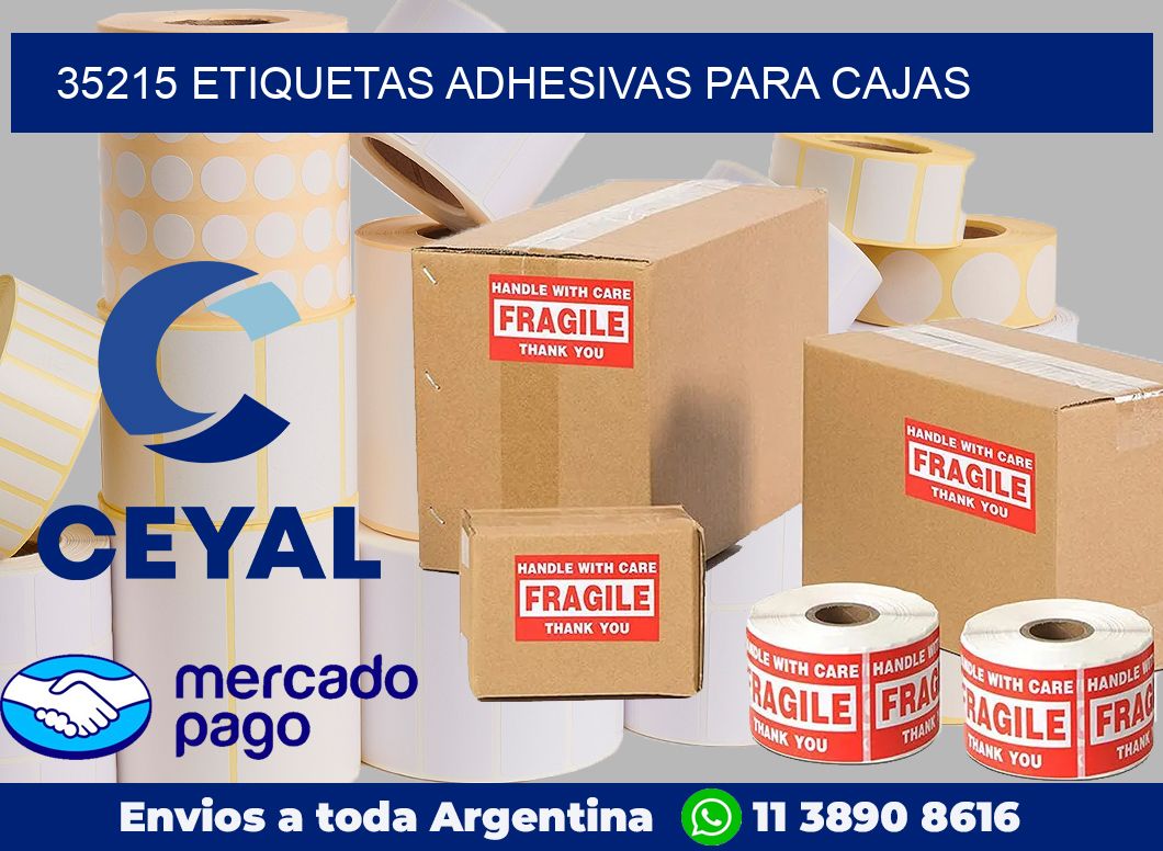 35215 Etiquetas adhesivas para cajas