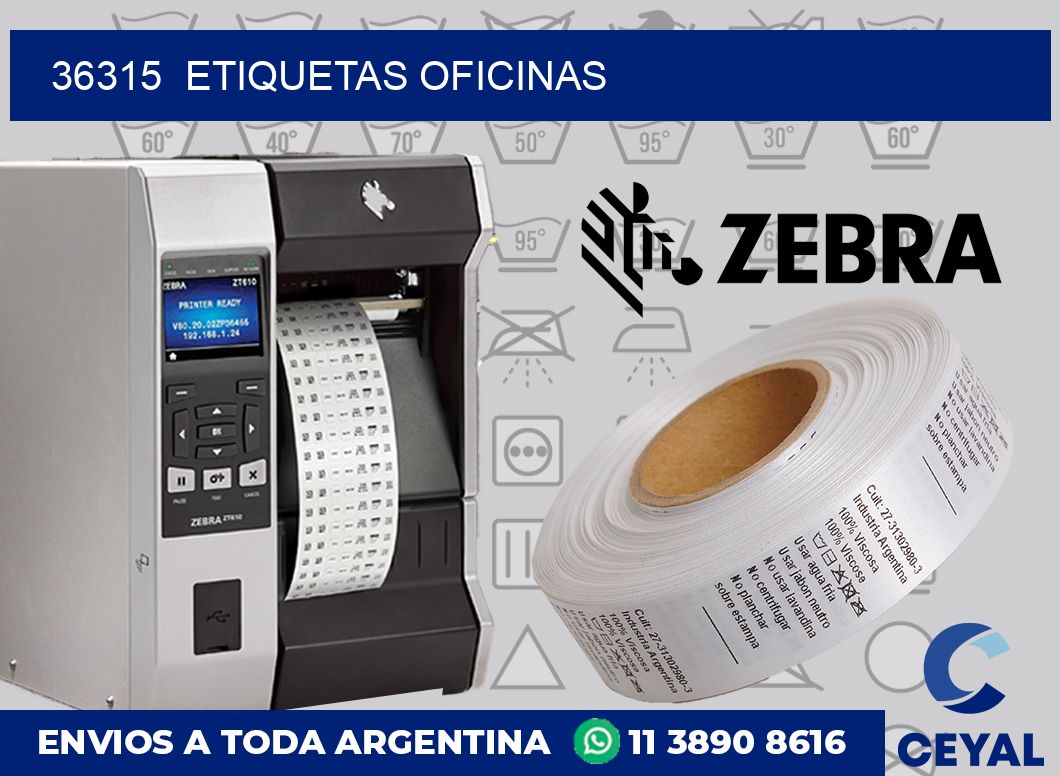 36315  Etiquetas oficinas