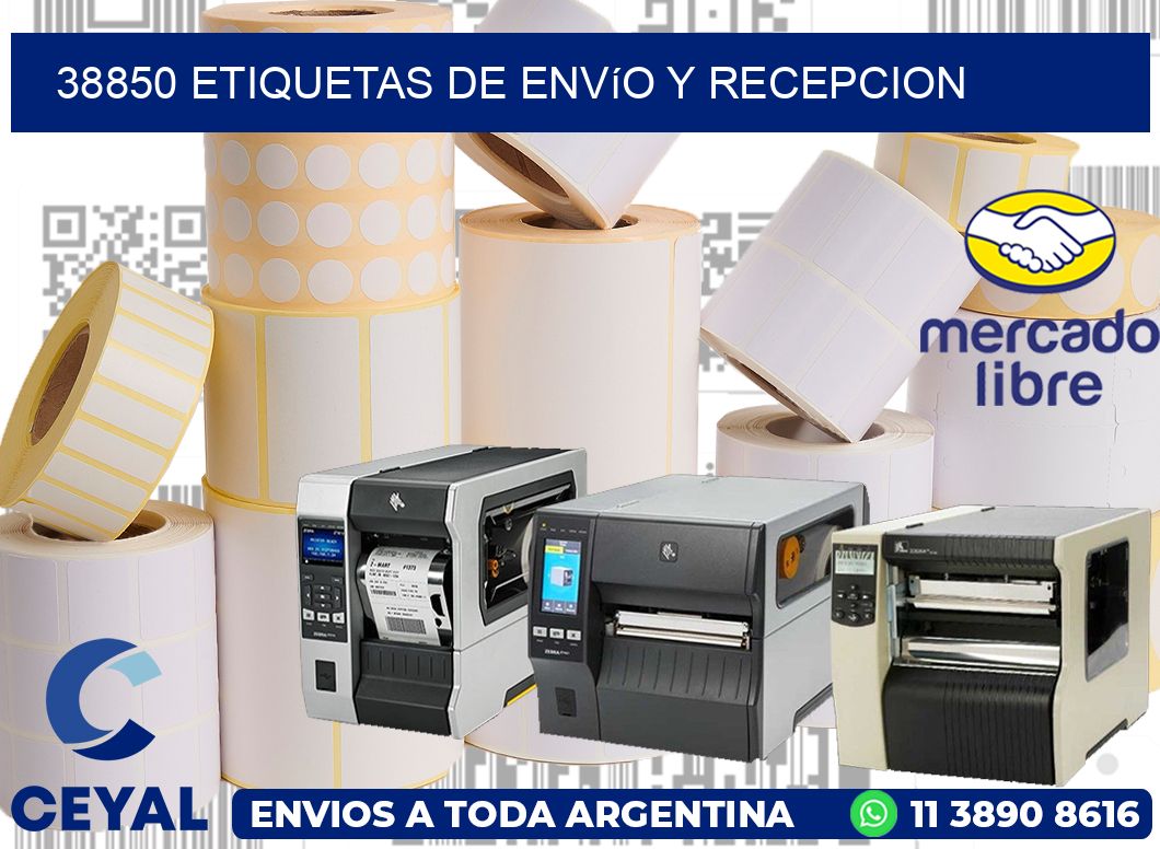 38850 Etiquetas de envío y recepcion
