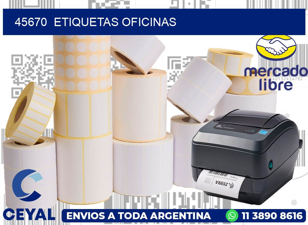 45670  Etiquetas oficinas