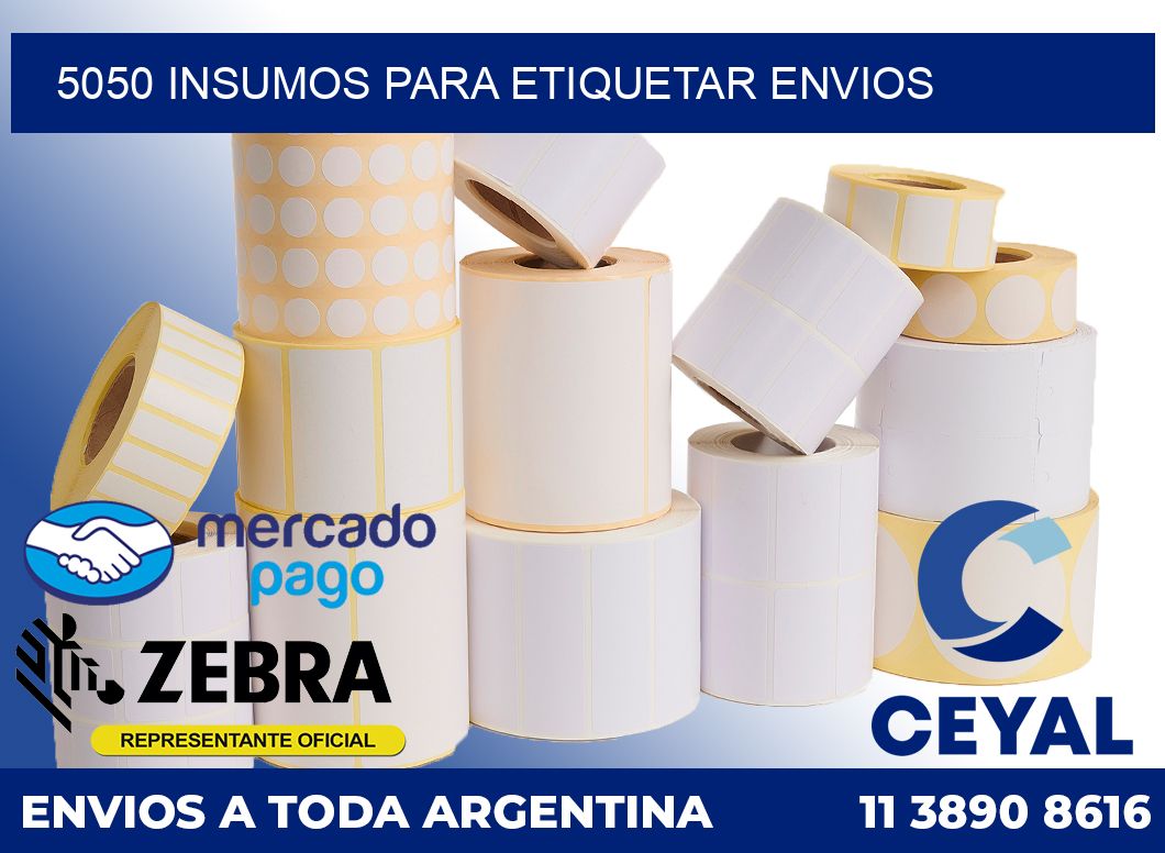 5050 insumos para etiquetar envios