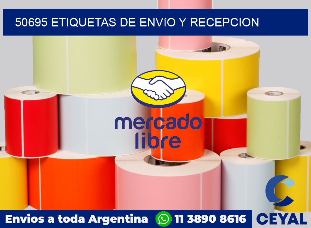 50695 Etiquetas de envío y recepcion