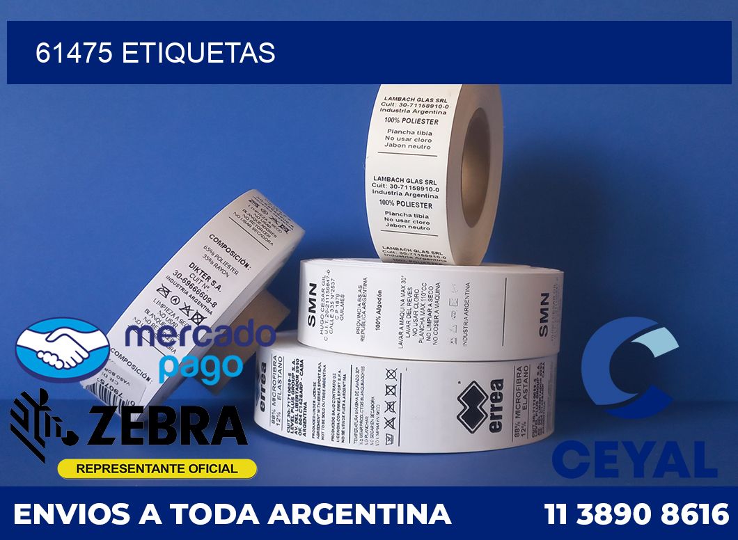 61475 etiquetas