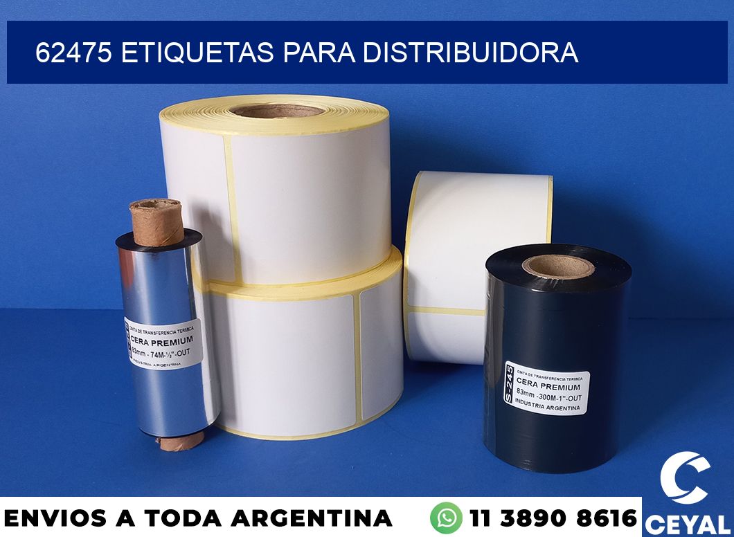 62475 etiquetas para distribuidora