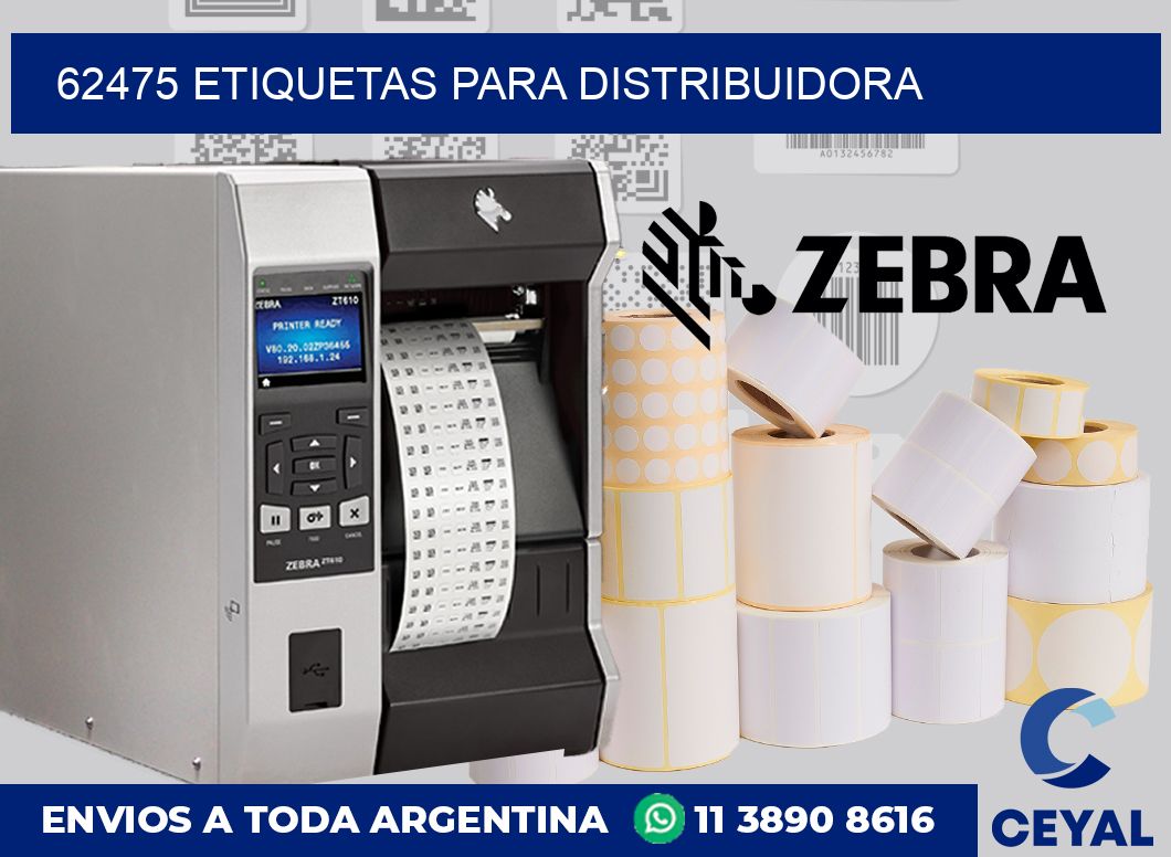 62475 etiquetas para distribuidora