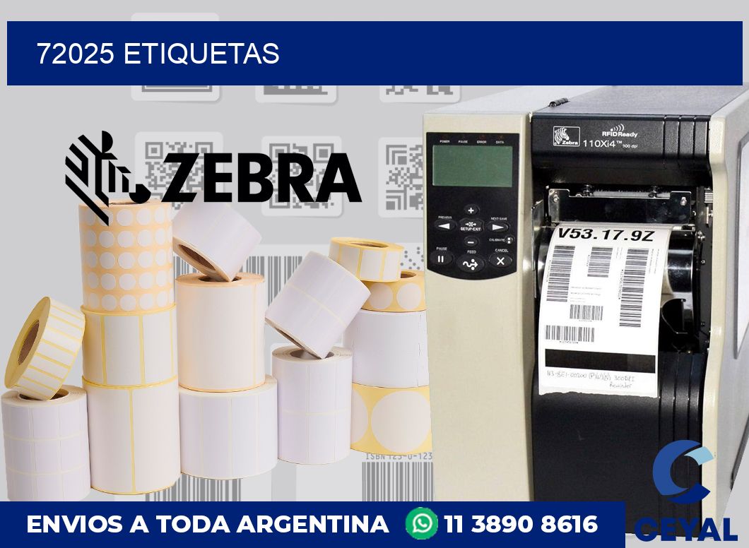 72025 etiquetas