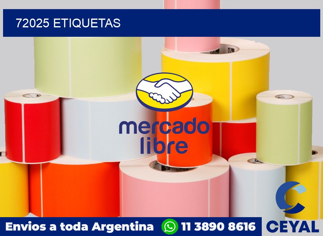 72025 etiquetas