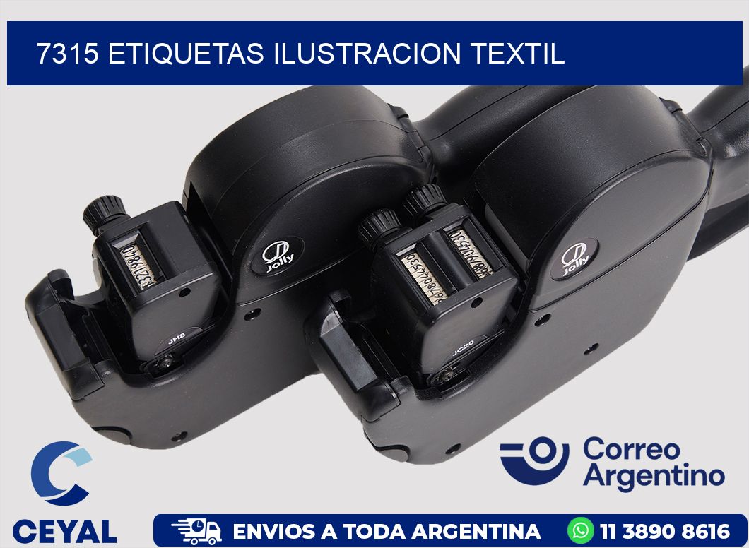 7315 etiquetas ilustracion textil