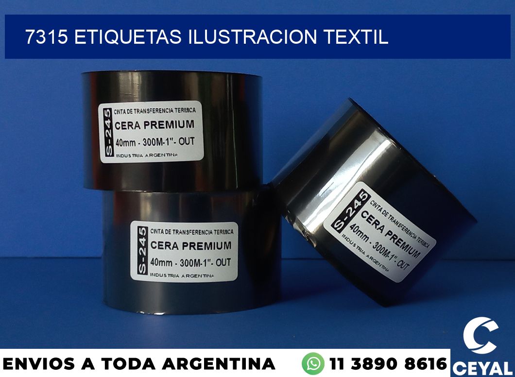 7315 etiquetas ilustracion textil