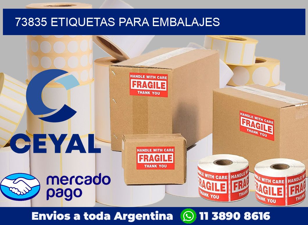 73835 Etiquetas para embalajes