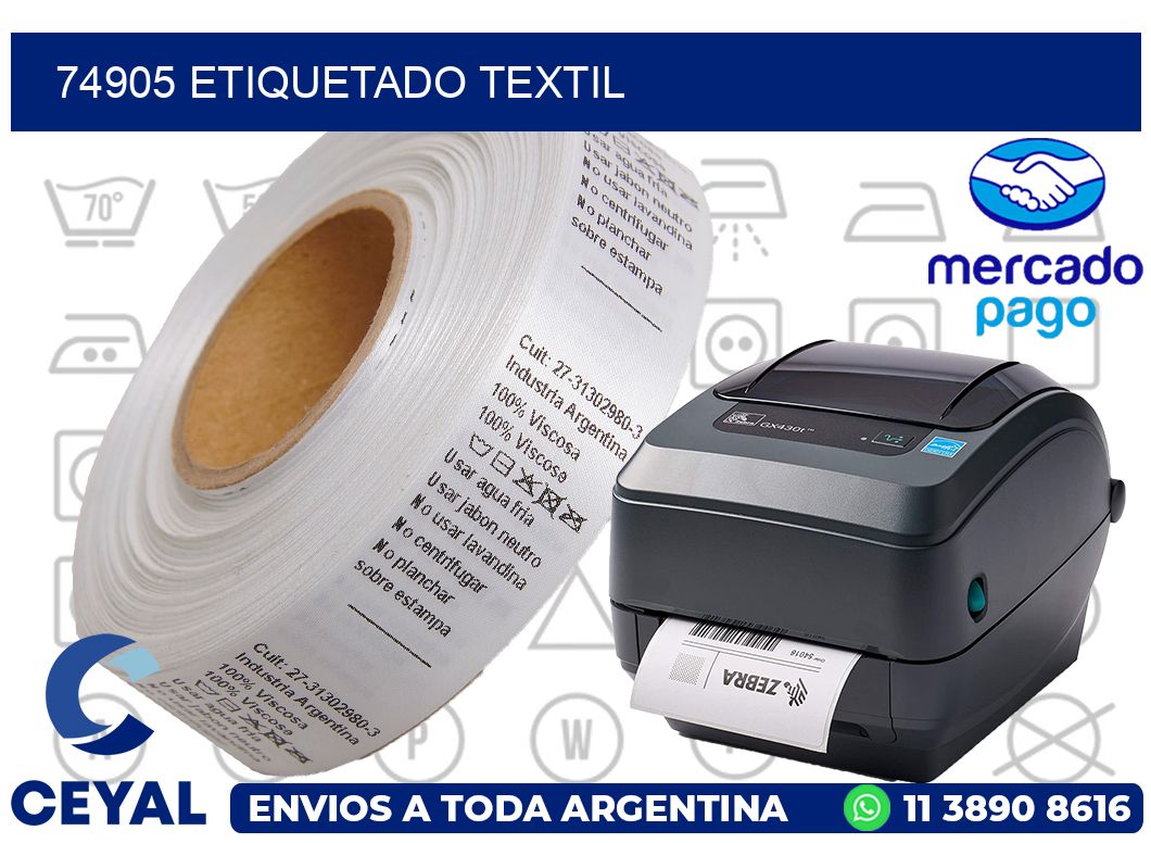 74905 Etiquetado textil