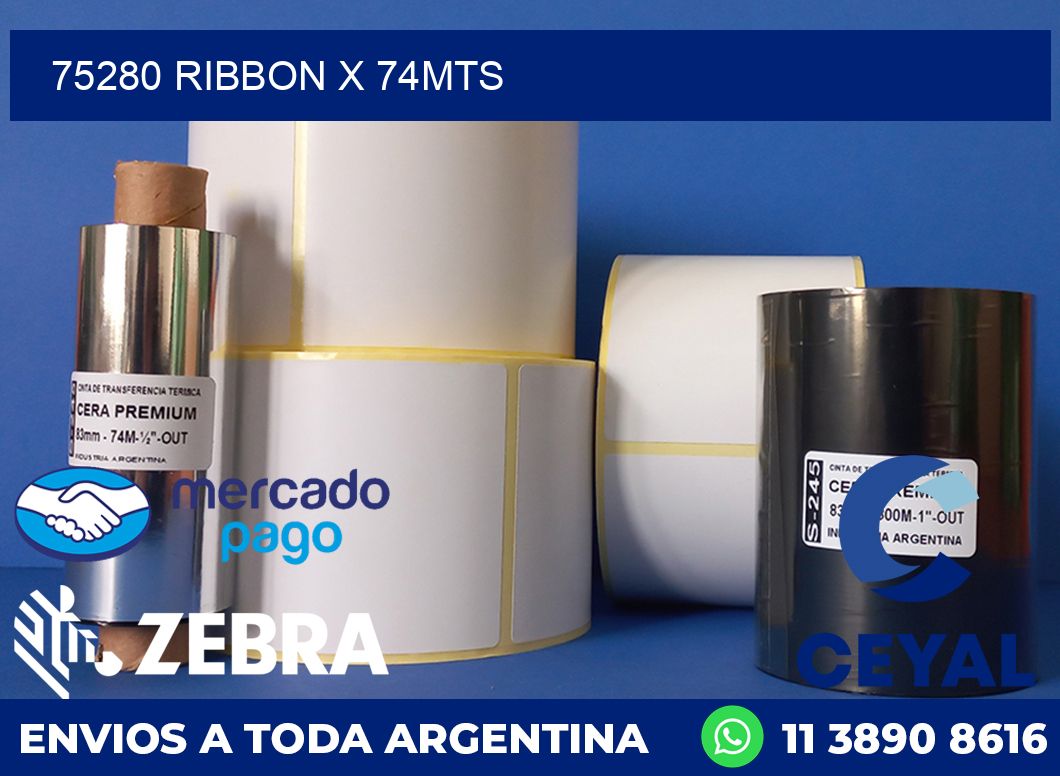75280 ribbon x 74mts