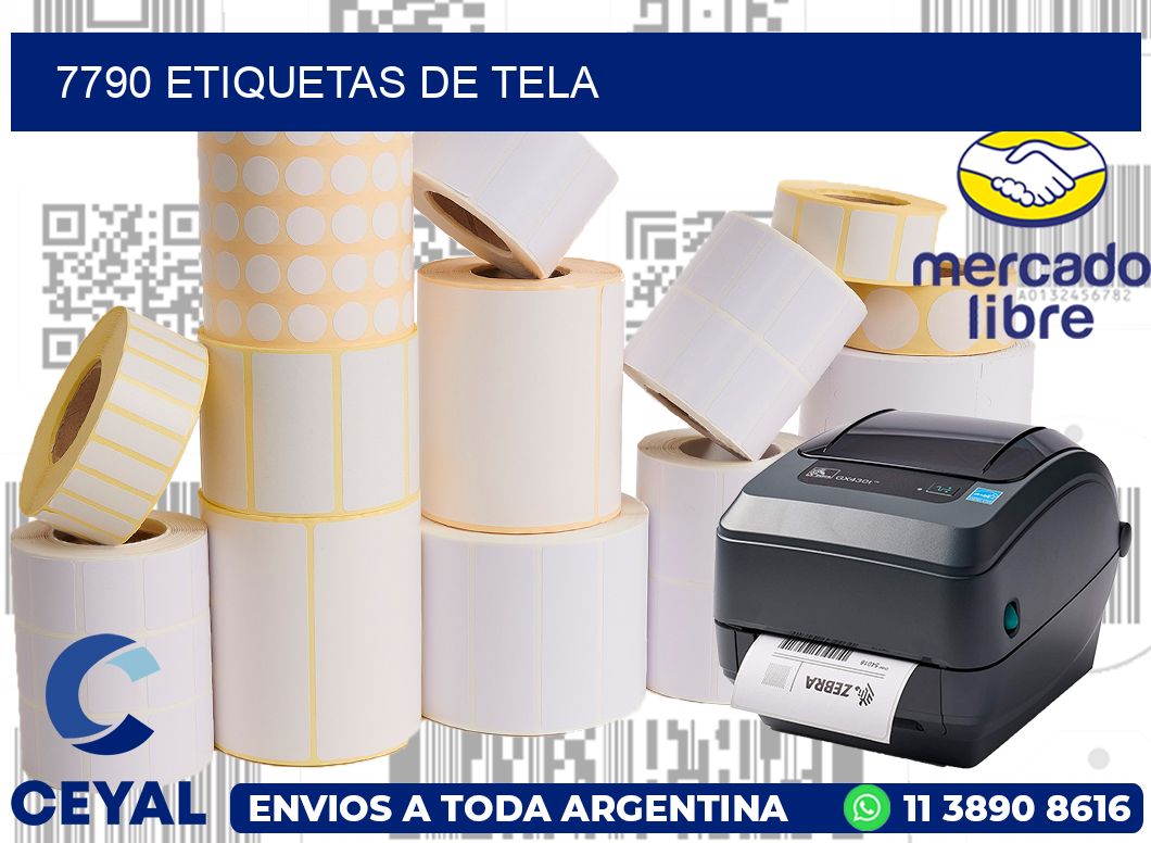 7790 Etiquetas de tela