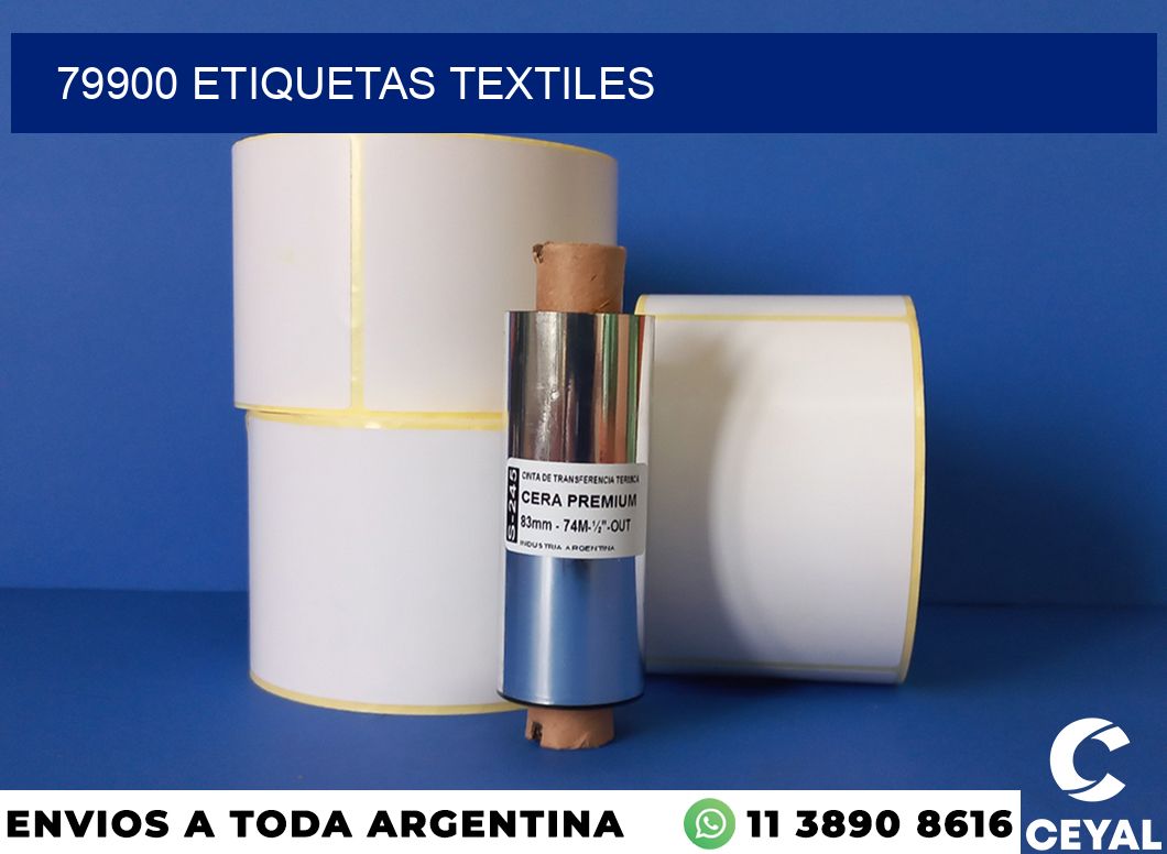 79900 etiquetas textiles