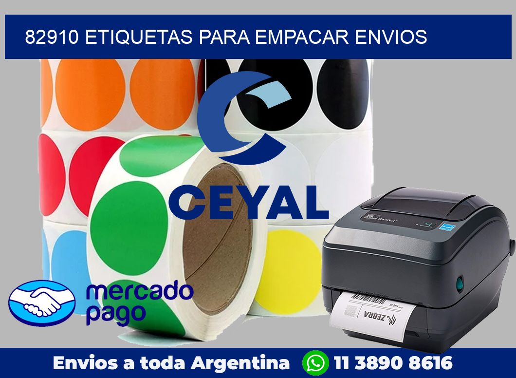 82910 Etiquetas para empacar envios
