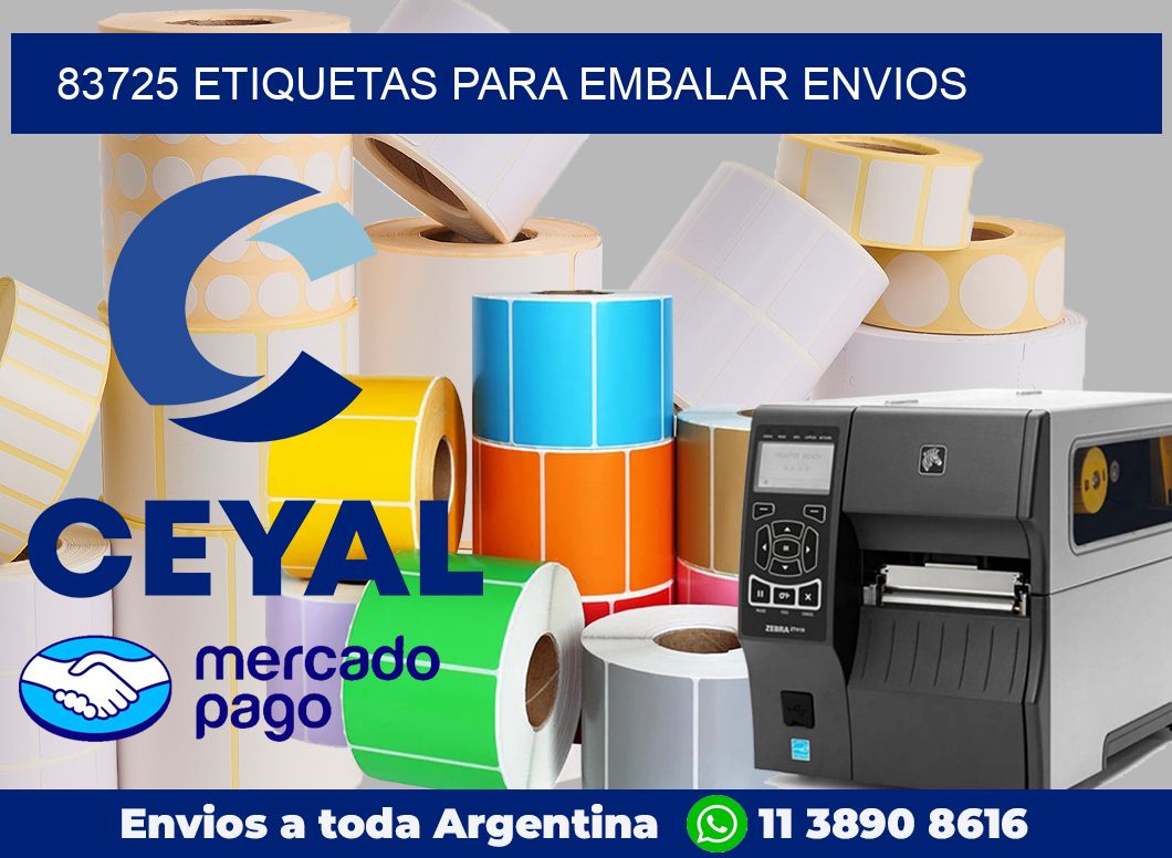 83725 Etiquetas para embalar envios