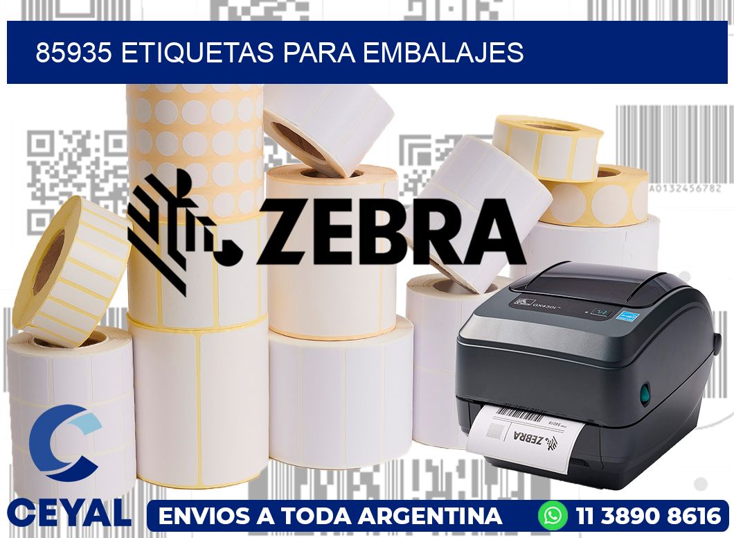 85935 etiquetas para embalajes