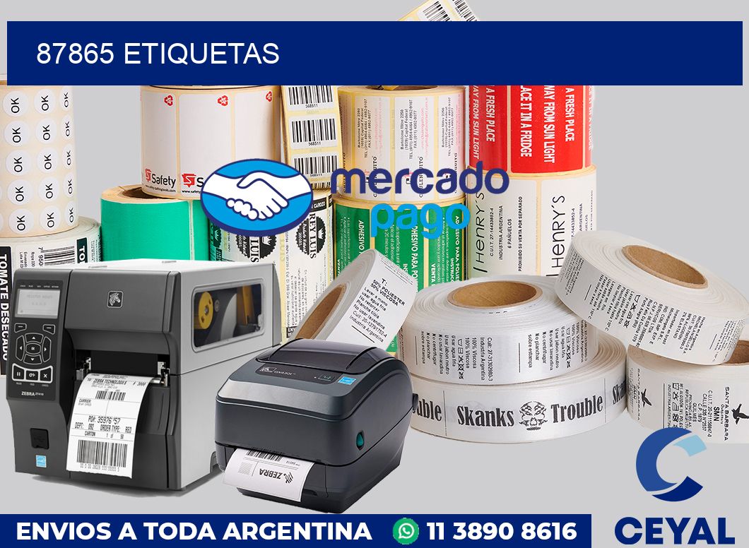 87865 etiquetas