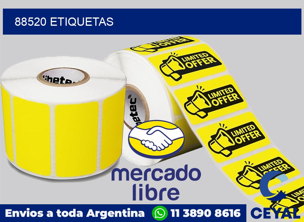 88520 etiquetas