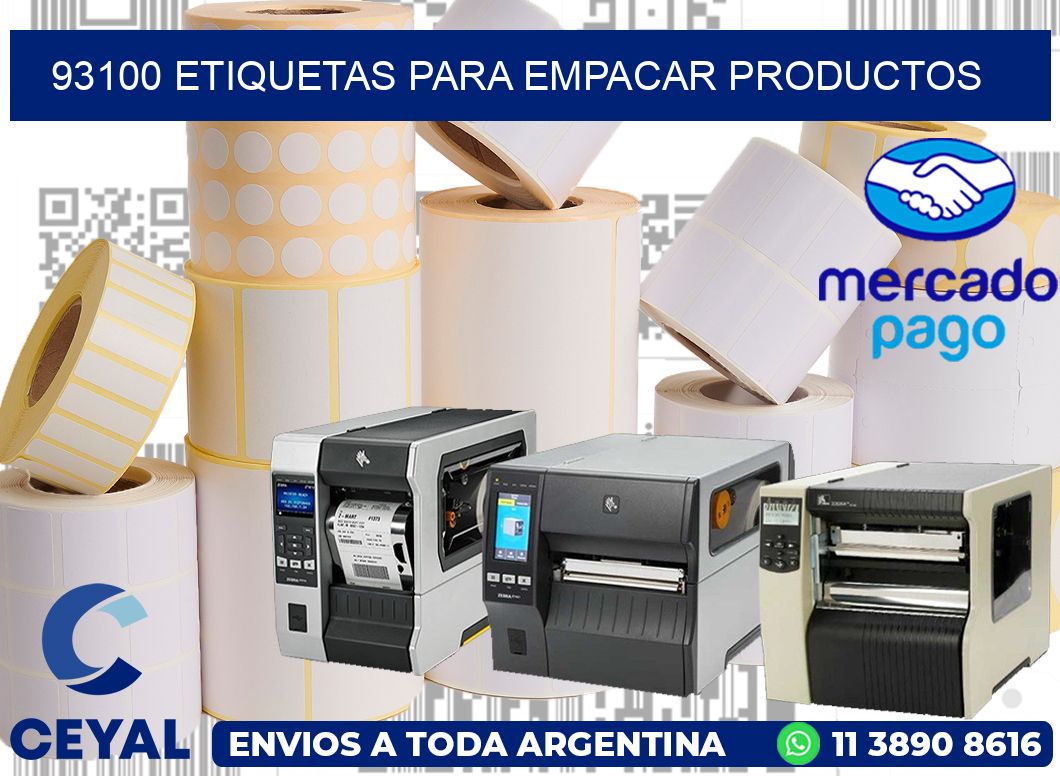 93100 etiquetas para empacar productos