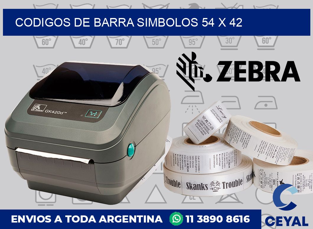 Codigos de barra simbolos 54 x 42