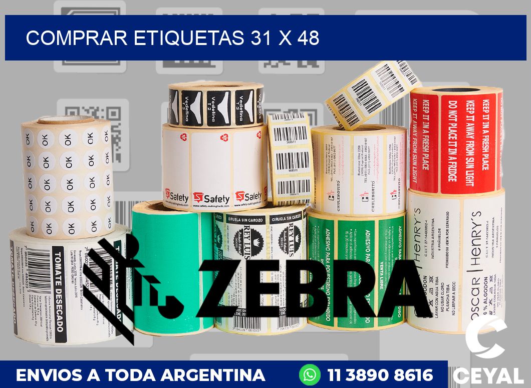 Comprar etiquetas 31 x 48