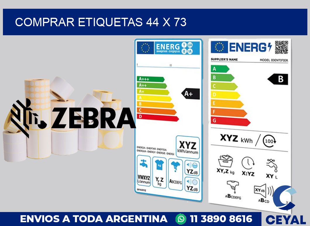 Comprar etiquetas 44 x 73