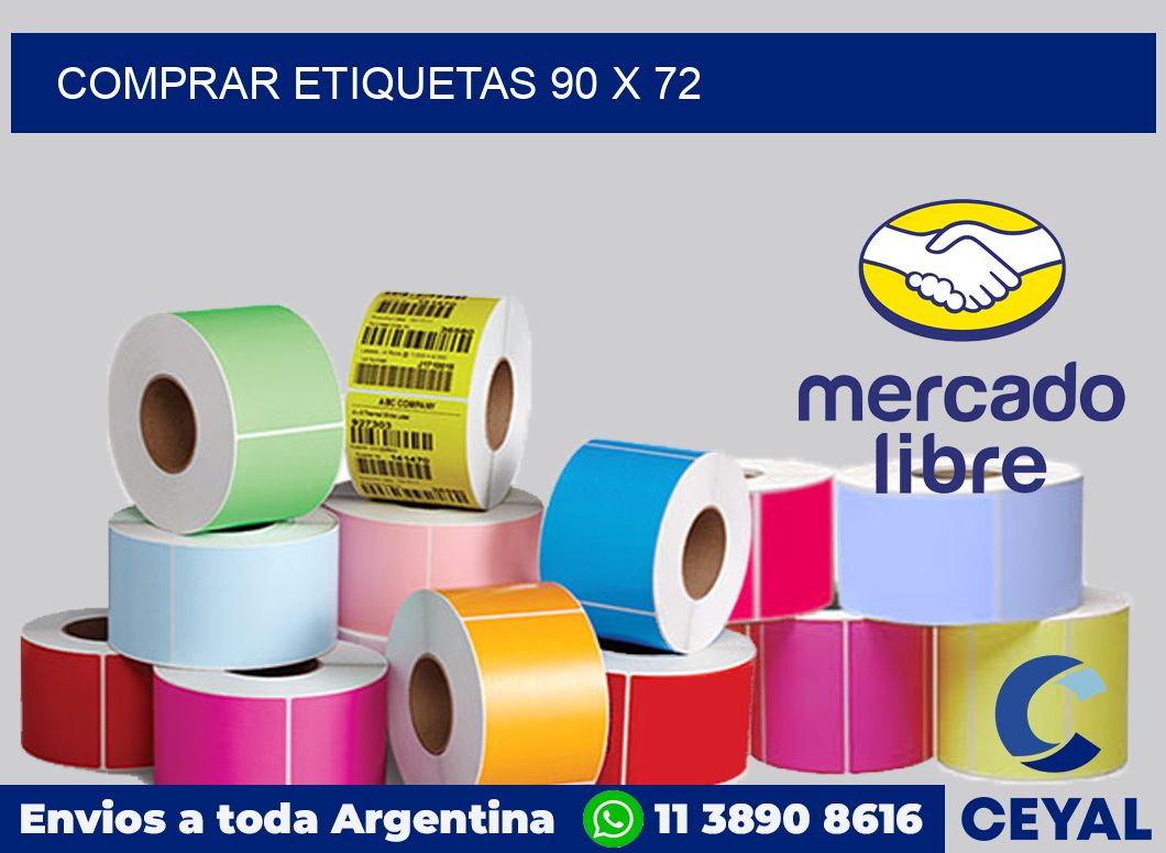 Comprar etiquetas 90 x 72