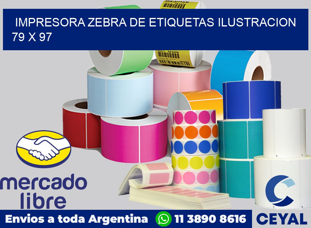 Impresora Zebra de etiquetas ilustracion 79 x 97
