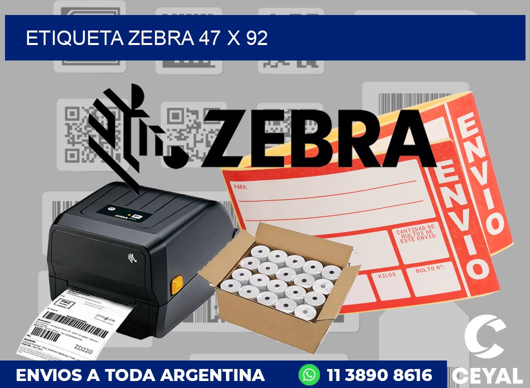 etiqueta zebra 47 x 92