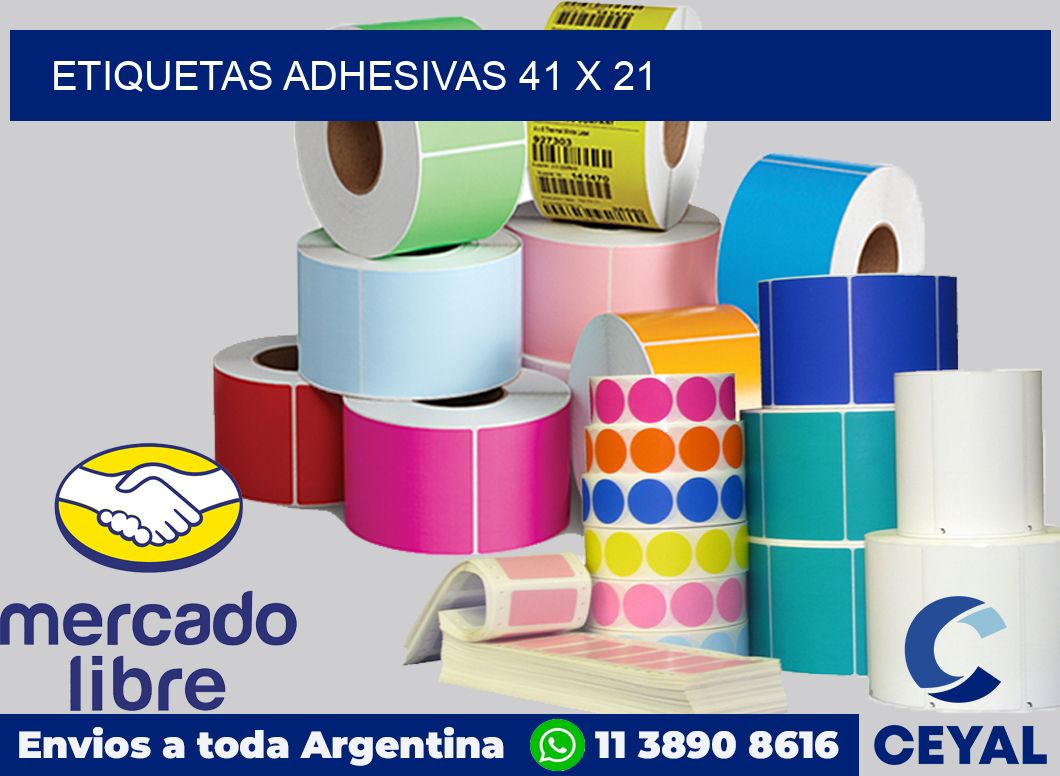 etiquetas adhesivas 41 x 21