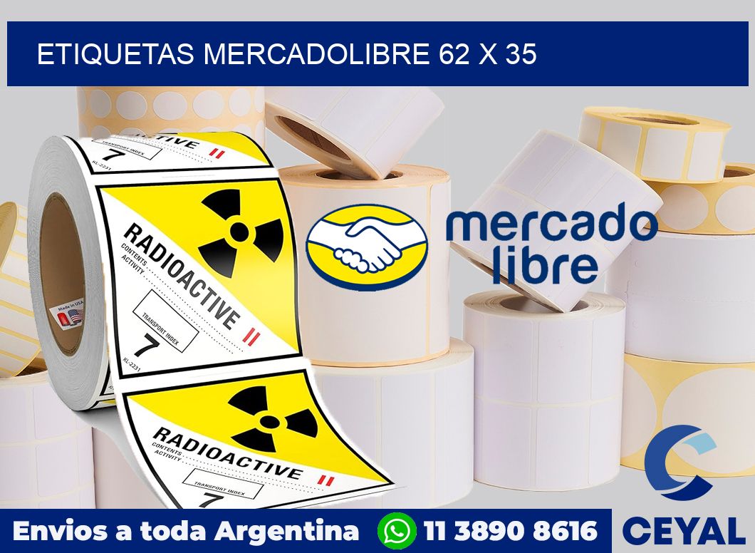etiquetas mercadolibre 62 x 35
