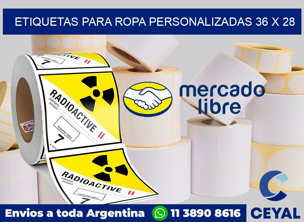 etiquetas para ropa personalizadas 36 x 28