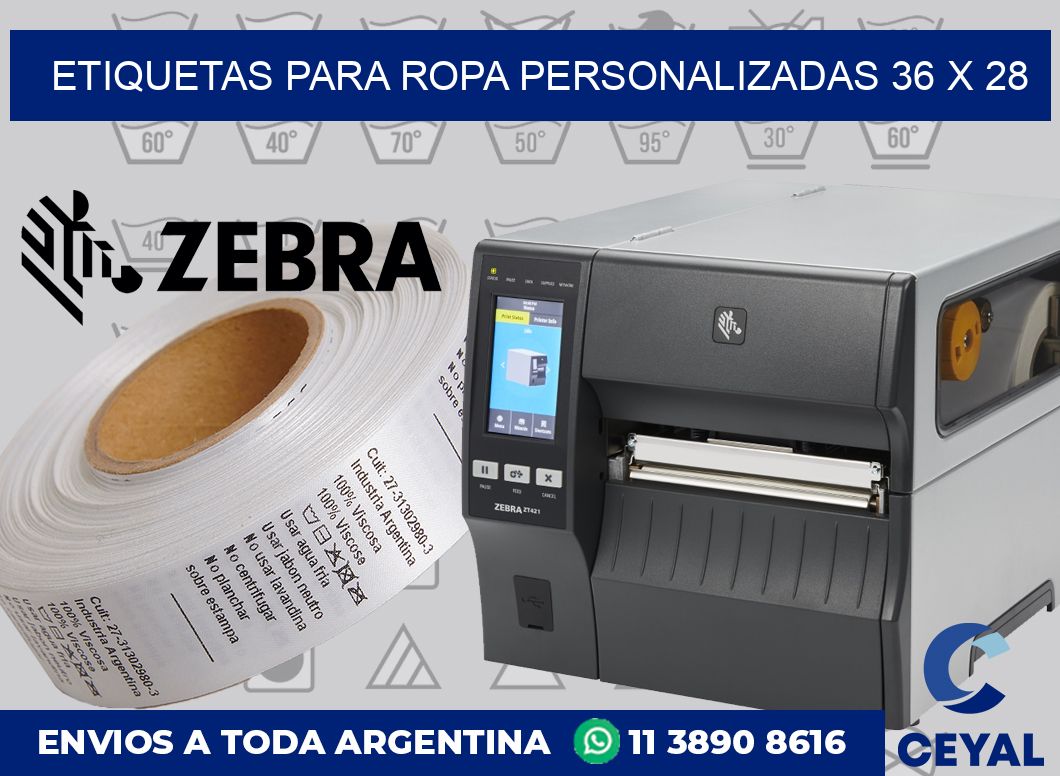 etiquetas para ropa personalizadas 36 x 28