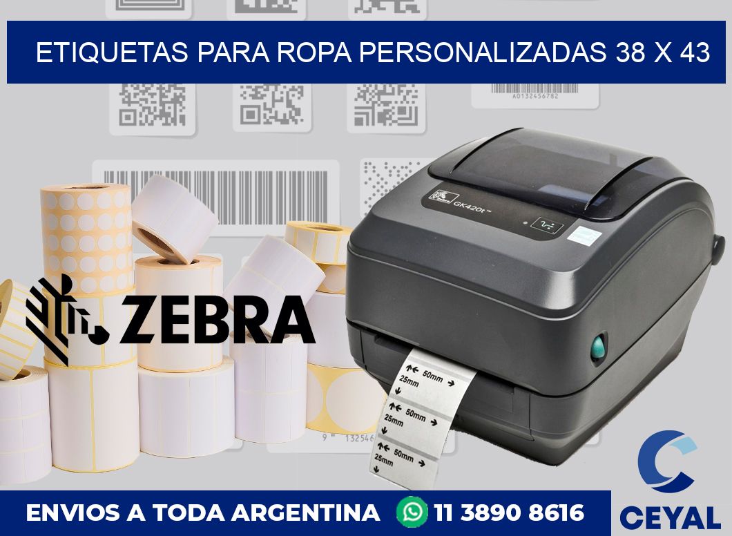 etiquetas para ropa personalizadas 38 x 43