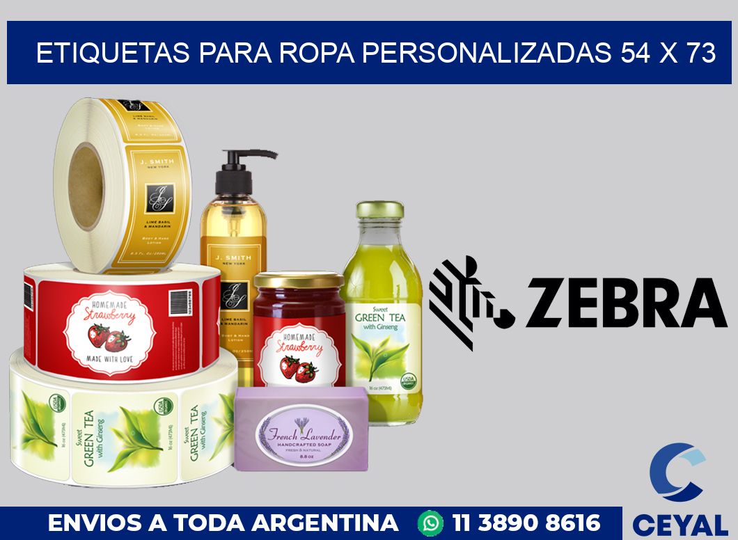 etiquetas para ropa personalizadas 54 x 73