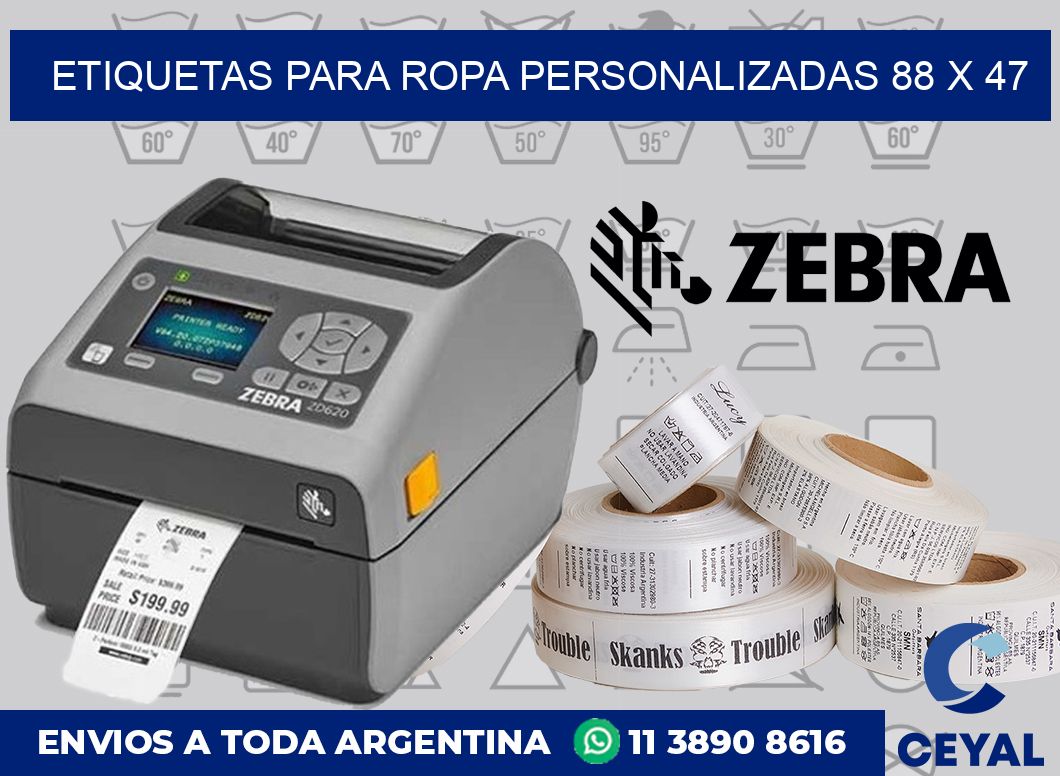 etiquetas para ropa personalizadas 88 x 47