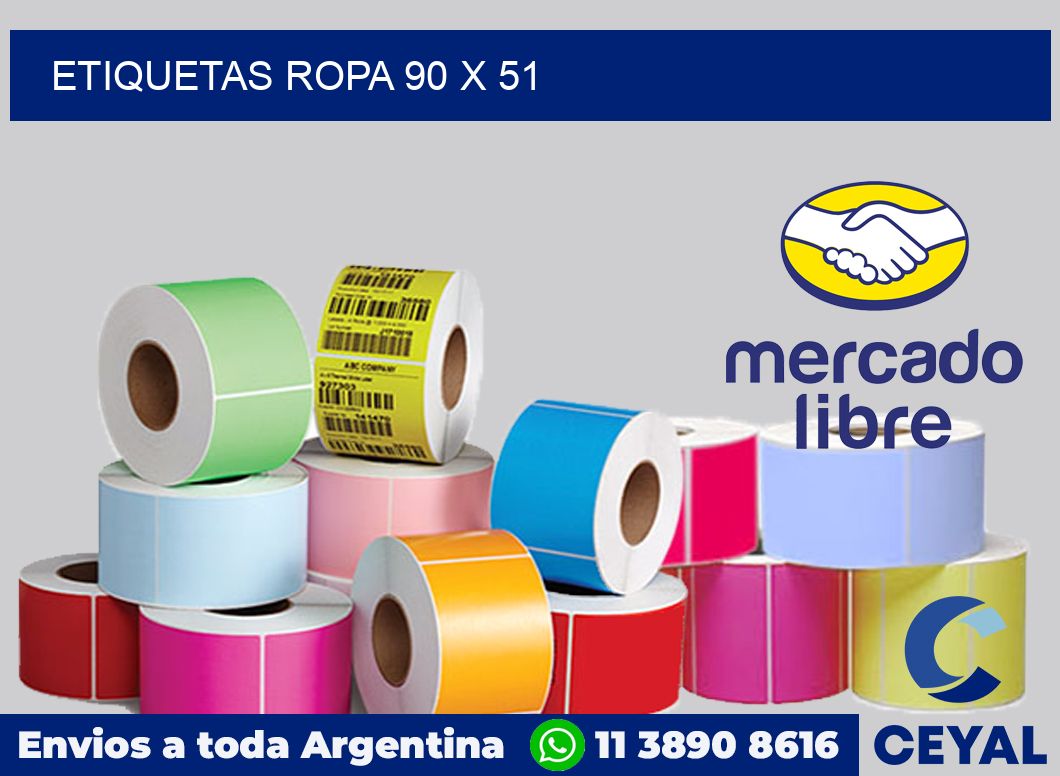 etiquetas ropa 90 x 51