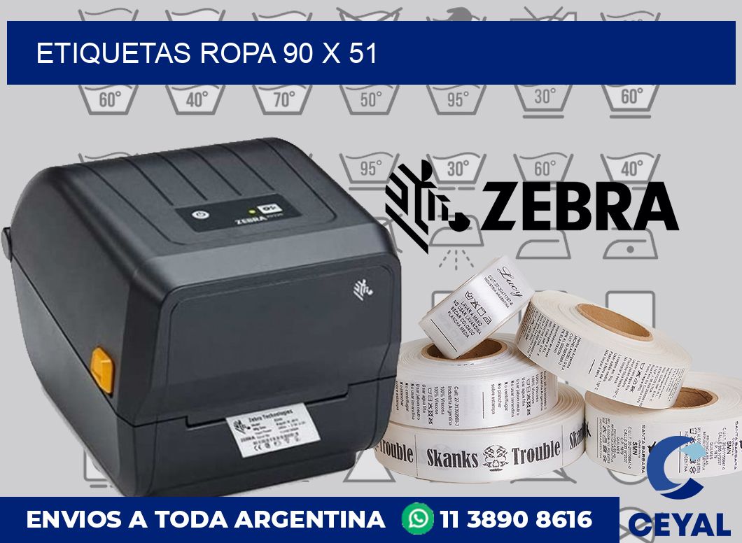 etiquetas ropa 90 x 51