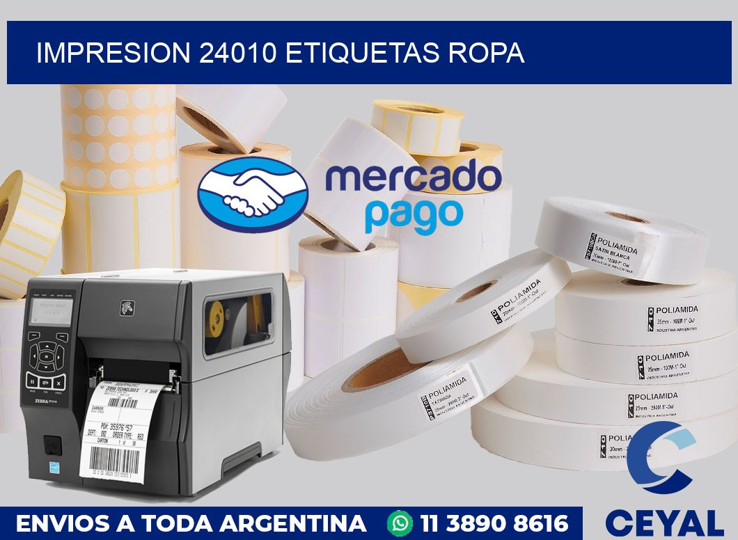 impresion 24010 etiquetas ropa