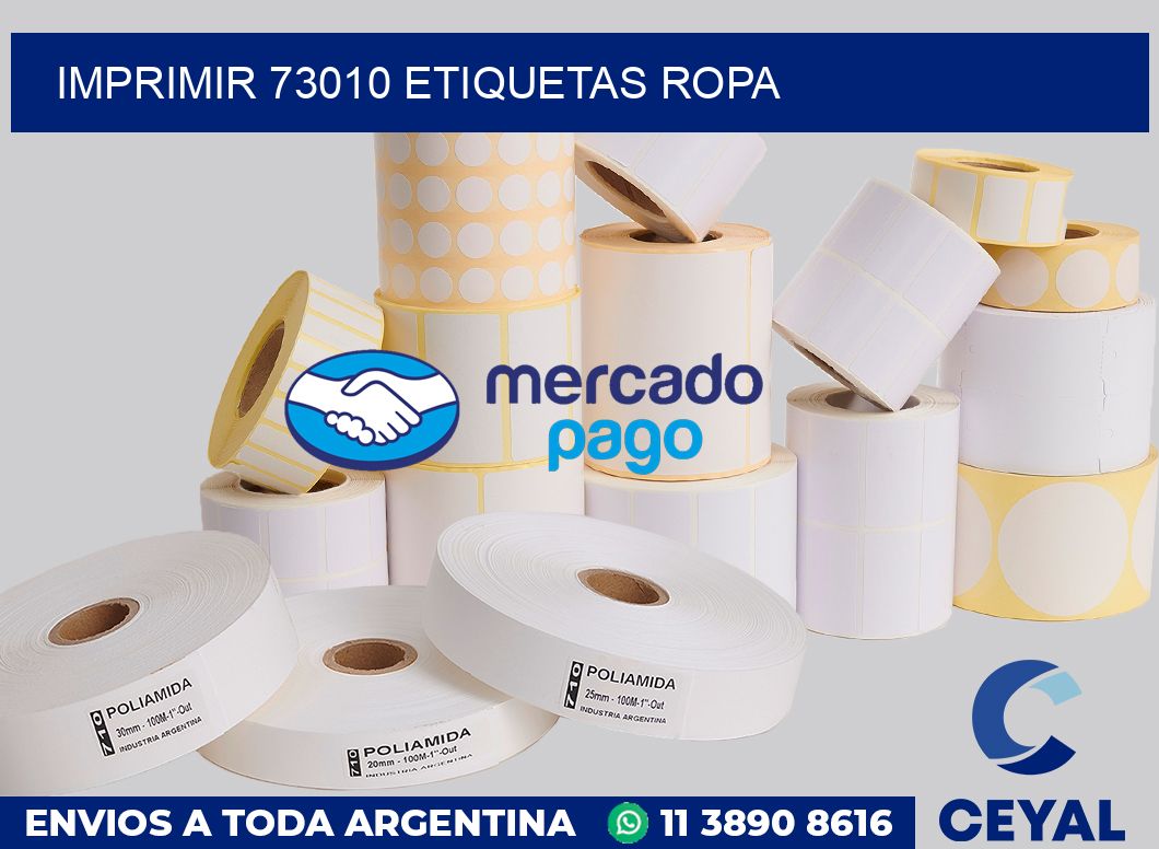 imprimir 73010 etiquetas ropa