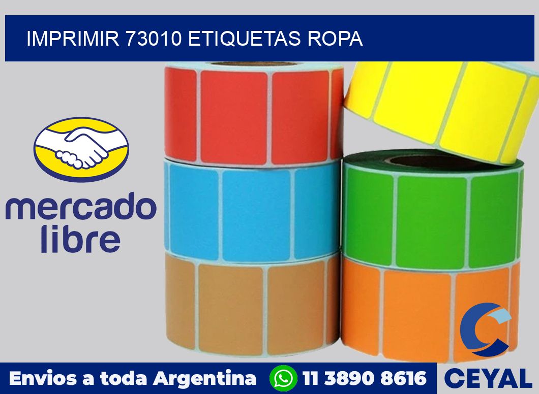 imprimir 73010 etiquetas ropa